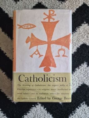 Catholicism Hardcover Book - Orange & Cream Cover